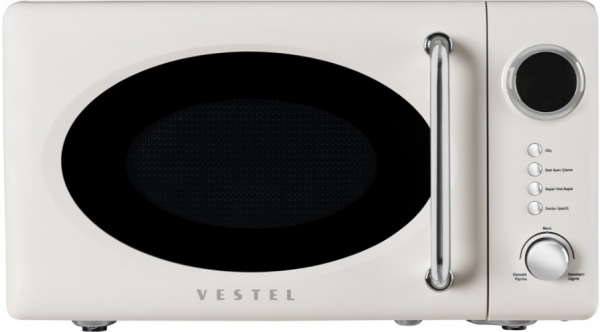 Vestel MD 20 YD Retro Bej Mikrodalga Fırın resmi
