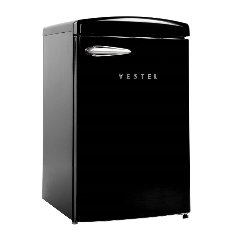 Vestel Retro SB14311 Siyah 121 Lt E Enerji Sınıfı Statik Buzdolabı resmi