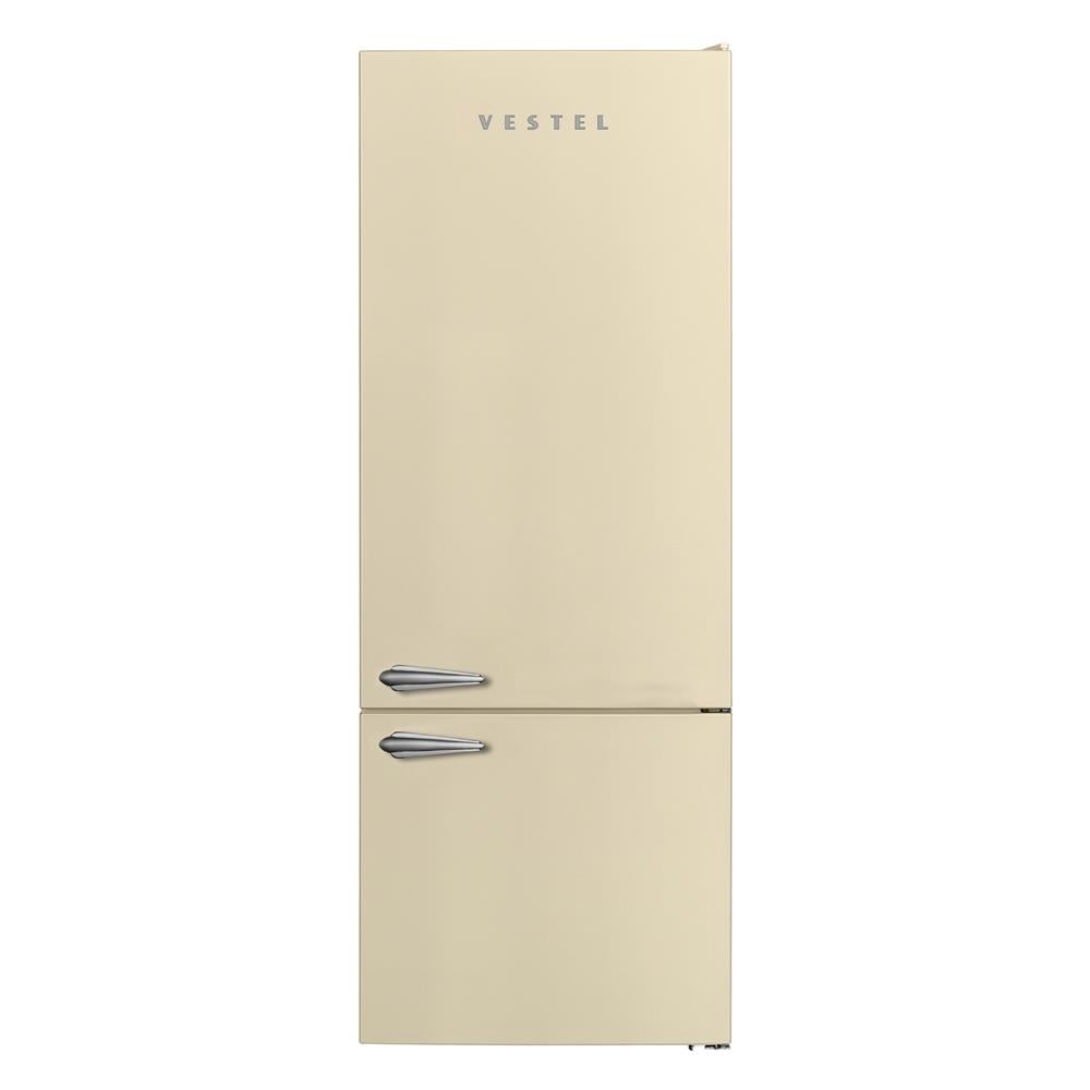 Vestel Retro NFK52101 Bej 471 Lt No-Frost Buzdolabı resmi