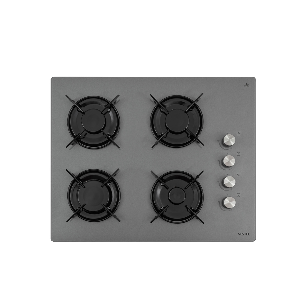 Vestel AO-65104 G-DG-T 65 cm 4 Gözü Gazli Ankastre Ocak resmi