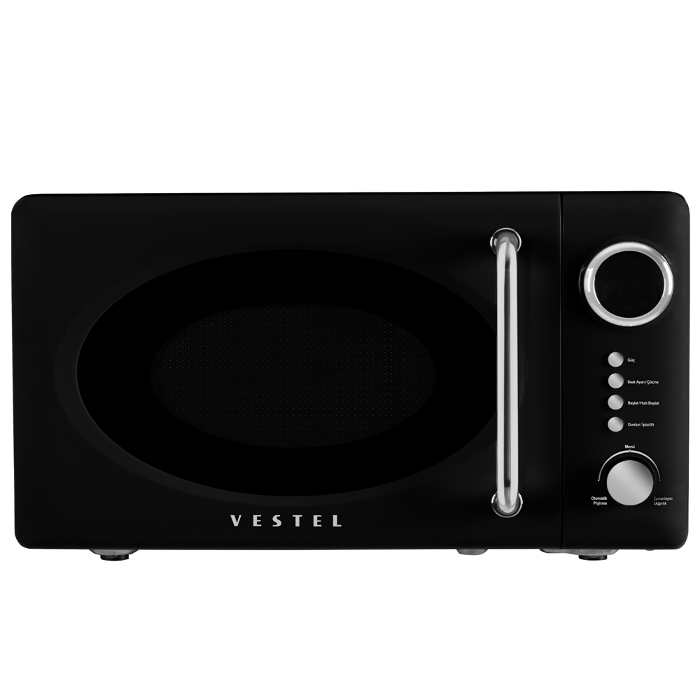 Vestel MD 20 YD Retro Siyah Mikrodalga Fırın resmi