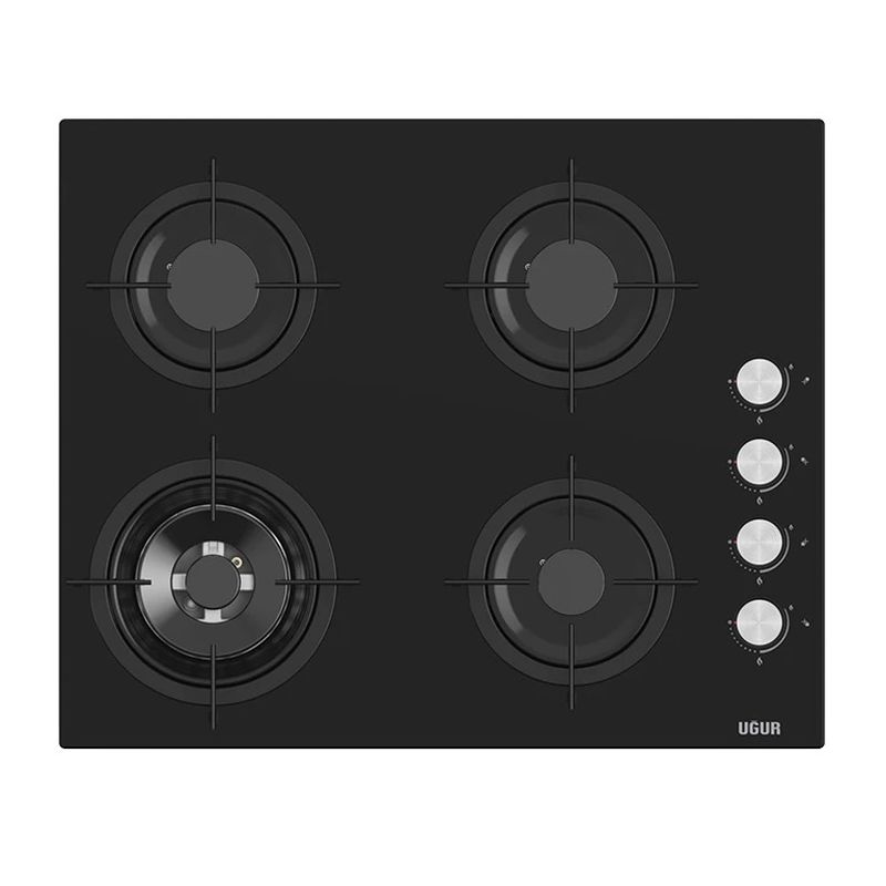 Uğur UAO 6041W3 SCY RSR1 Wok Gözlü Siyah Ankastre Ocak resmi