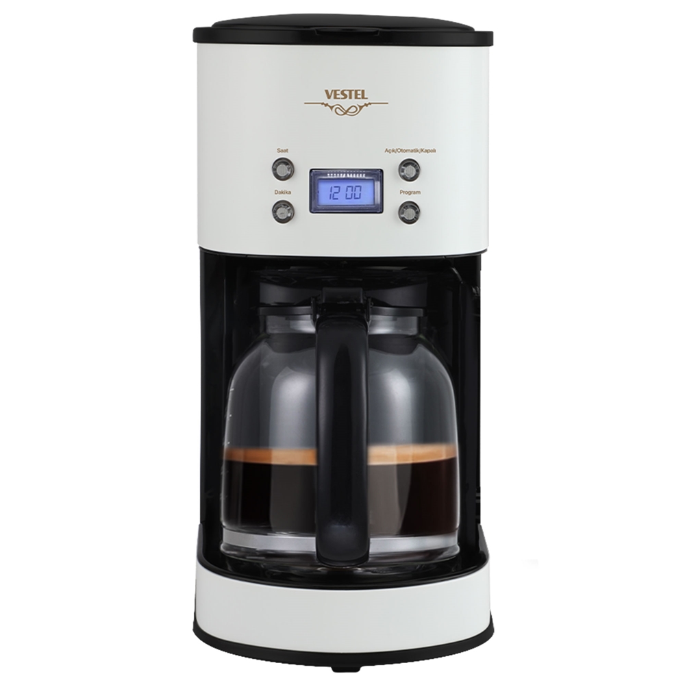 Vestel Rustik Beyaz Filtre Kahve Makinesi resmi