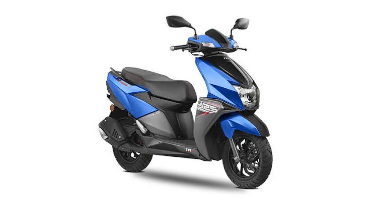 TVS Ntorq 125 cc Scooter Motosiklet MAVI/SIYAH (E5) resmi