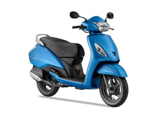 TVS Jupiter 110 cc Scooter Motosiklet Mavi resmi