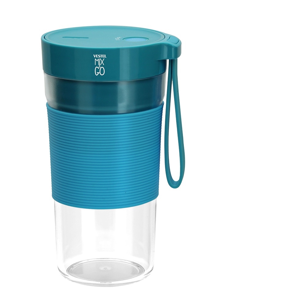 Vestel Mix&Go Şarj Edilebilir Mavi Blender resmi