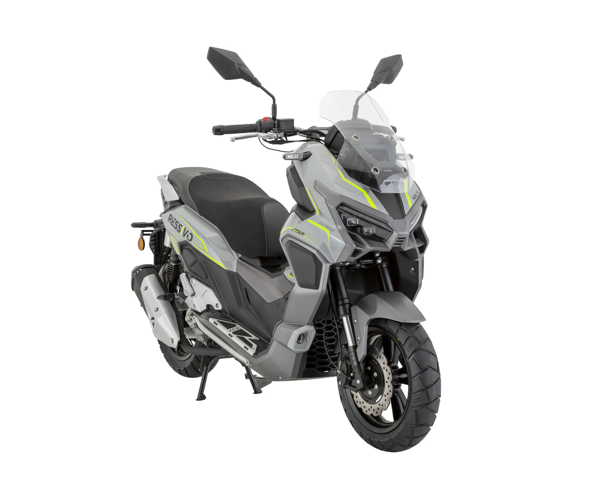 Mondial 250 Ressivo 244 cc Scooter Motosiklet Gri resmi