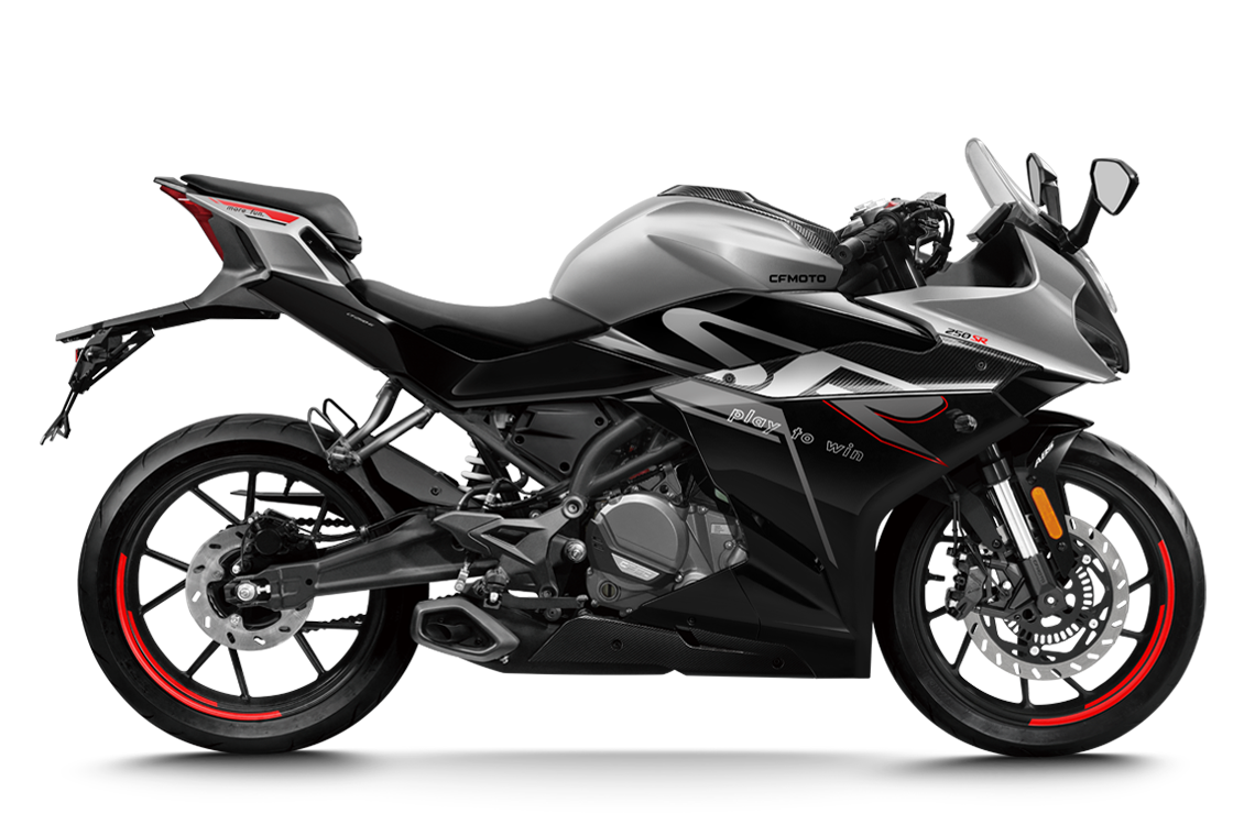 CFmoto 250SR Sport Racing 250 cc Motosiklet Siyah/Gri (E5+) resmi