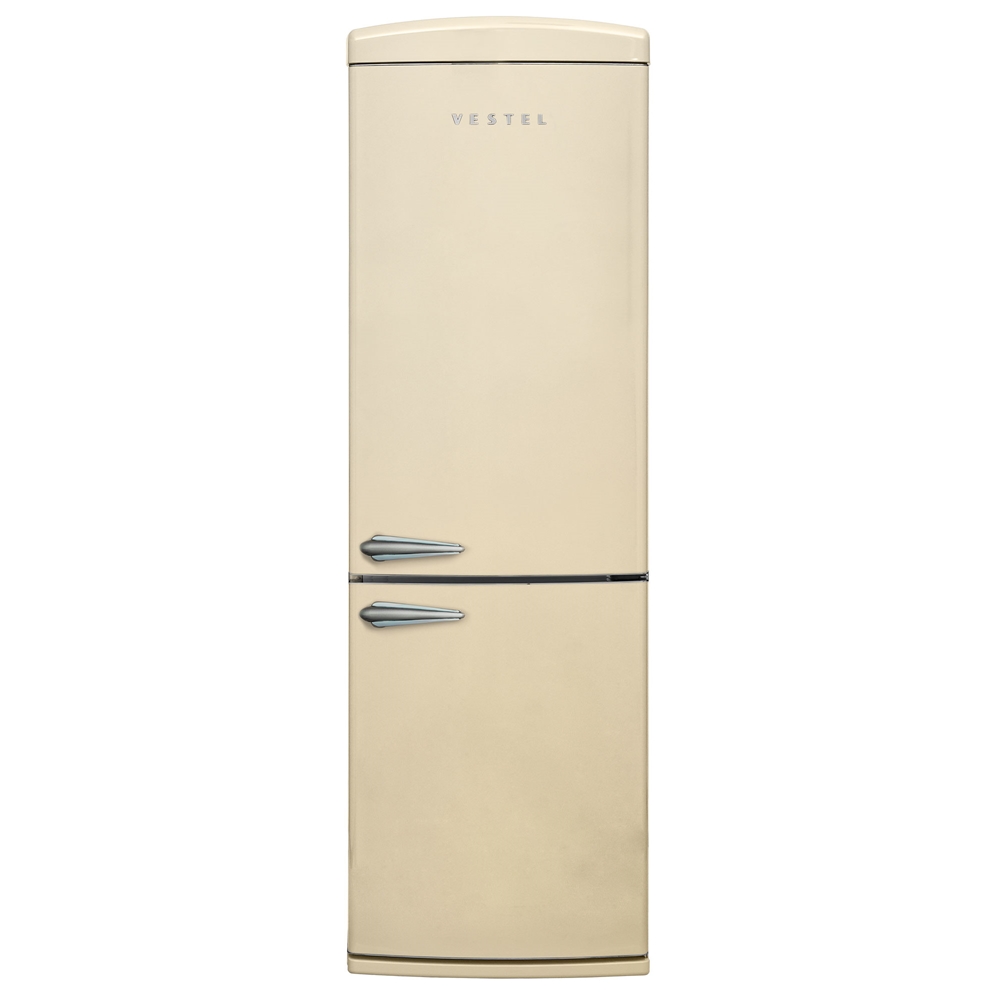 Vestel RETRO NFK37211 BEJ 330 Lt No-Frost Buzdolabı resmi