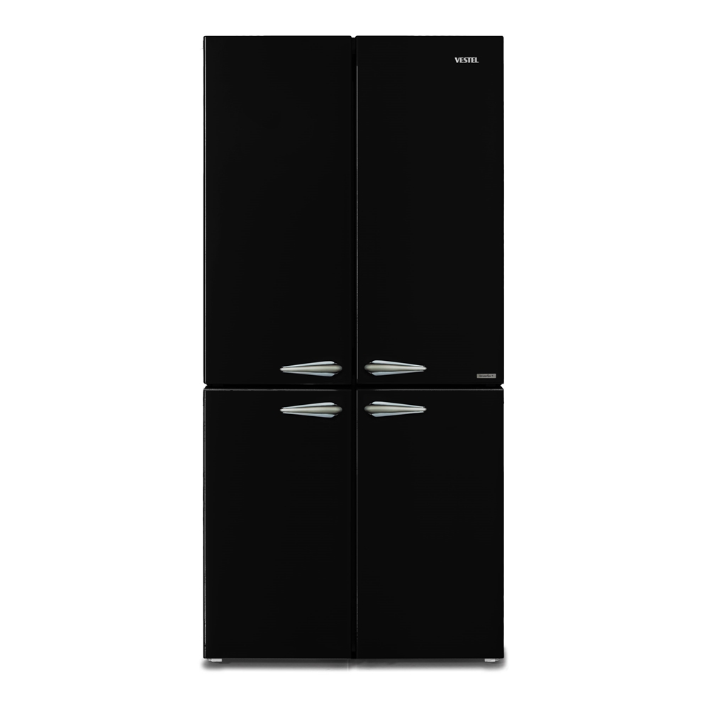 Vestel RETRO FD56011 SİYAH 487 Lt No-Frost Buzdolabı resmi