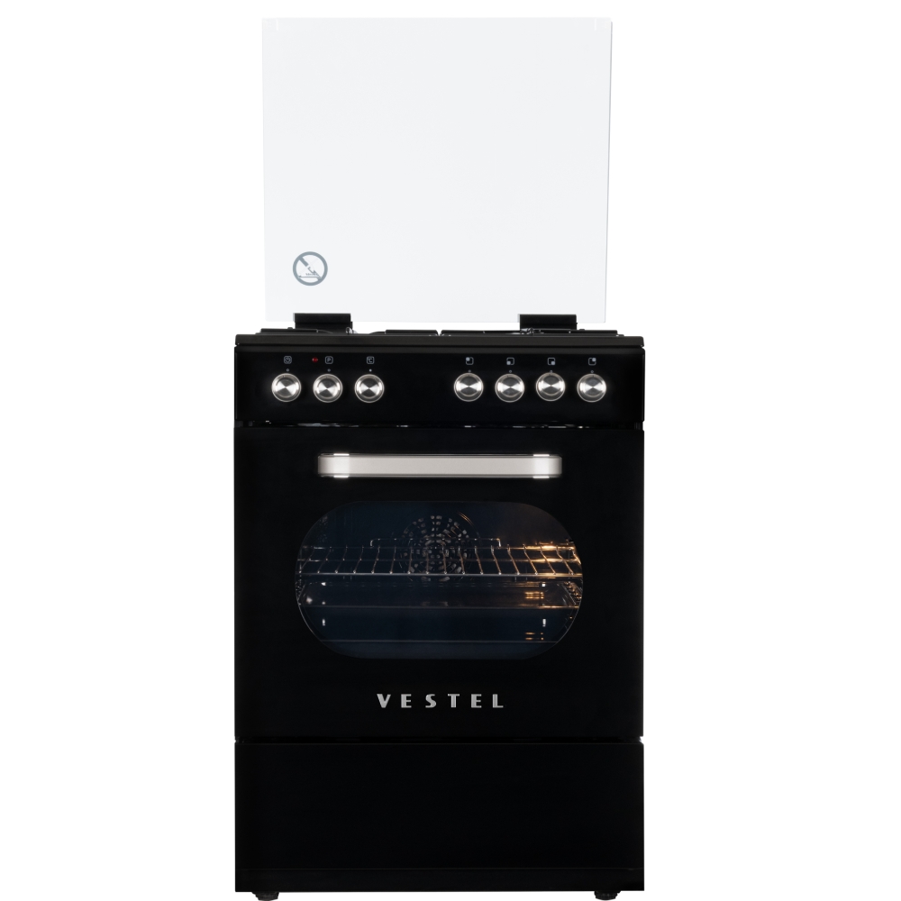 VESTEL SF 8400 RETRO SİYAH SOLO FIRIN resmi