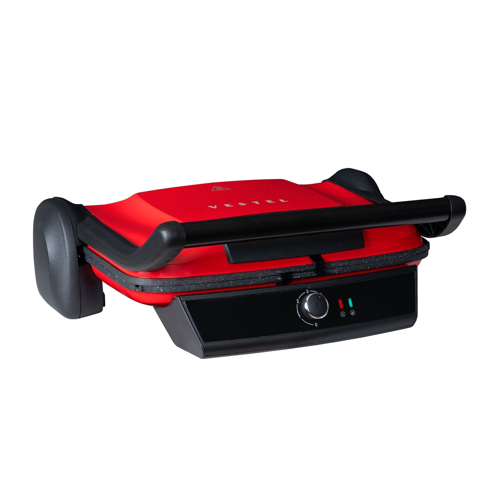 VESTEL RETRO T7000 KIRMIZI TOST MAKİNESİ resmi