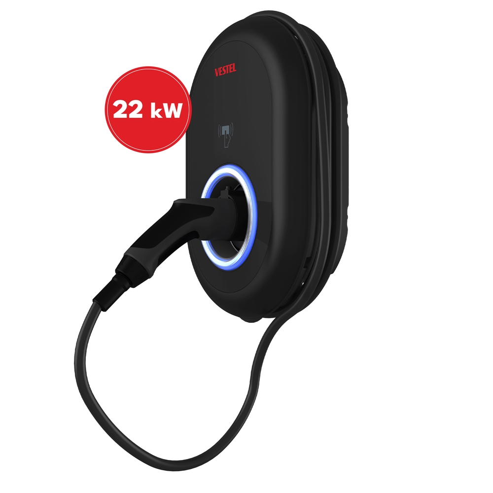 EVC04-AC22-T2P VESTEL TR Elektrikli Araç Şarj İstasyonu resmi