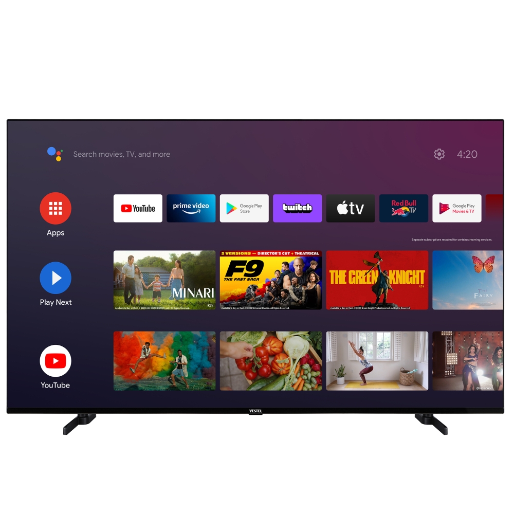 VESTEL 58UA9631 58'' 4K ANDROID TV resmi